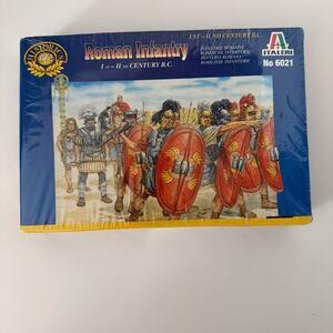 Italeri Roman Infantry 1/72 Model Kit No 6021 Sealed Damaged Box Miniatures